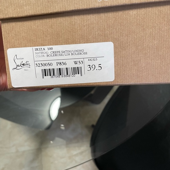 Christian Louboutin Iriza Pumps - Crepe satin - Bolerose - Picture 7 of 8